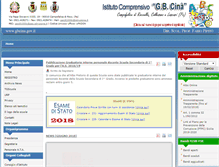 Tablet Screenshot of gbcina.gov.it